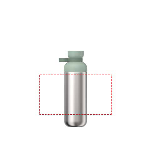 Mepal Vita 700 ml Wasserflasche aus recyceltem Edelstahl, salbei.