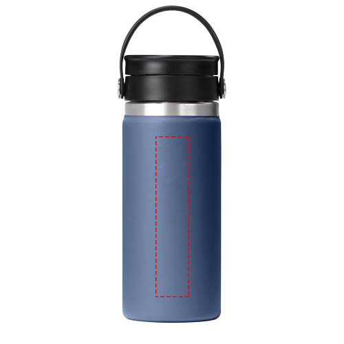 Hydro Flask Edelstahl-Trinkflasche mit breiter Öffnung und Flex Sip™ Deckel.