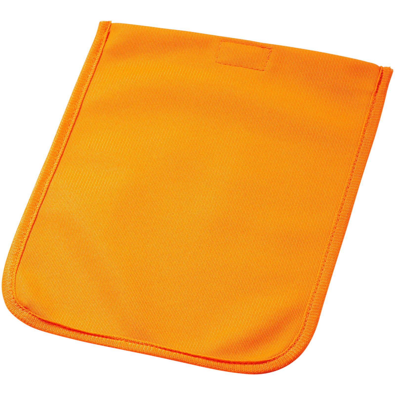 Neonorange Trinkflaschenhülle aus robustem Material.